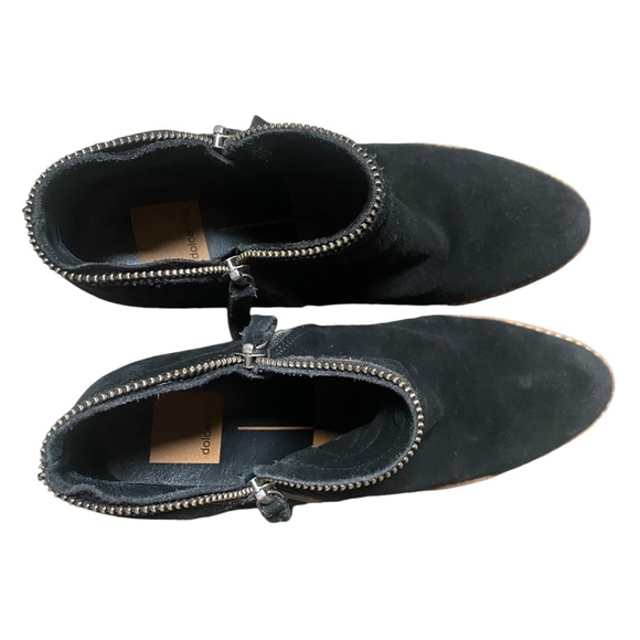 Dolce Vita Suede Zip Up Booties - Picture 4 of 6